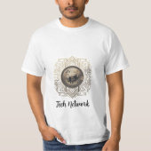 T-shirt pour l'habillement technique BITCOIN (Devant)