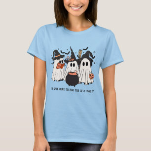T-shirt pour l'Halloween féminin - Trio de sorcièr