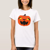 T-shirt pour l'halloween potiron (Devant)