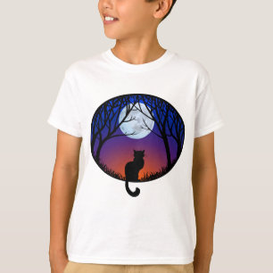 T-shirt pour l'Halloween pour enfant Thé de chat n