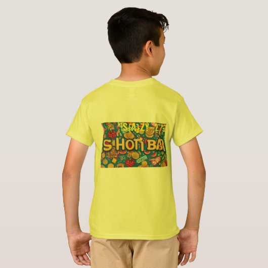 T-Shirt Pour L'Impression D'Un Bus Scolaire - Amél (Dos entier)