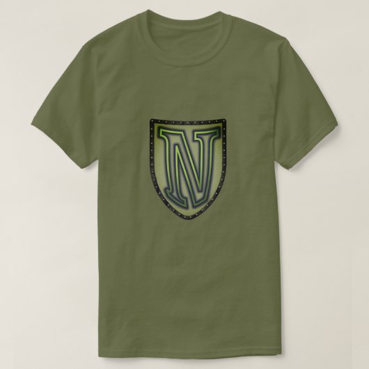 T-shirt pour l'insigne "N" du super héros (Design devant)