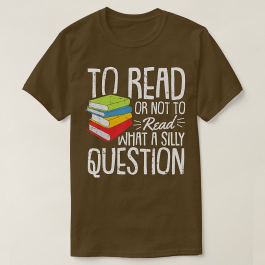 T-shirt Pour Lire Ou Ne Pas Lire Lecture BookWorm Lover Bi (Design devant)