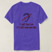 T-shirt Pour malentendants (Design devant)