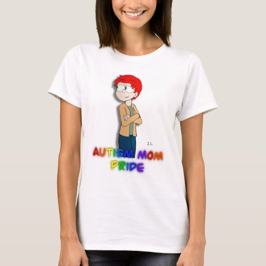 T-shirt pour maman autiste (Devant)
