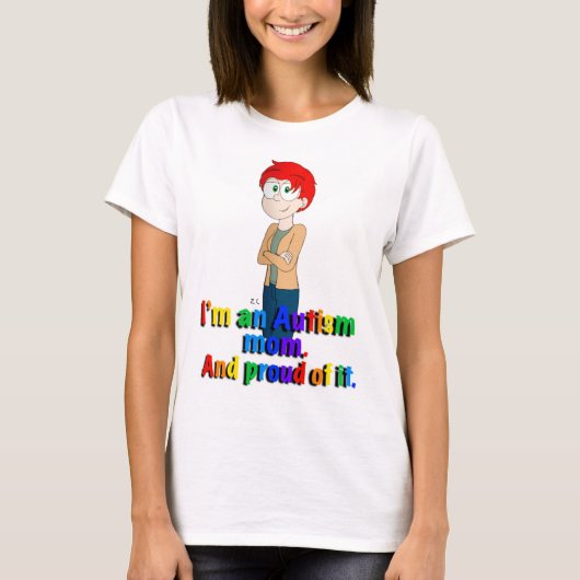 T-Shirt pour maman autiste (Devant)