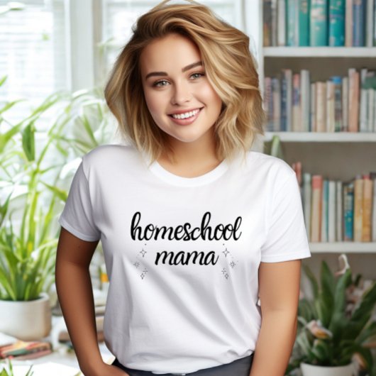 T-Shirt pour Maman qui fait l'école à la maison