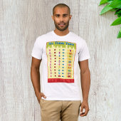 T-Shirt Pour Mens De Table Six Fois