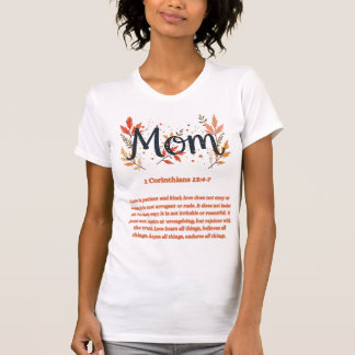 T-shirt pour mères avec verset biblique inspirant