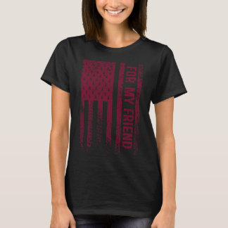 T-shirt Pour mon ami Cerveau Aneurysme Sensibilisation