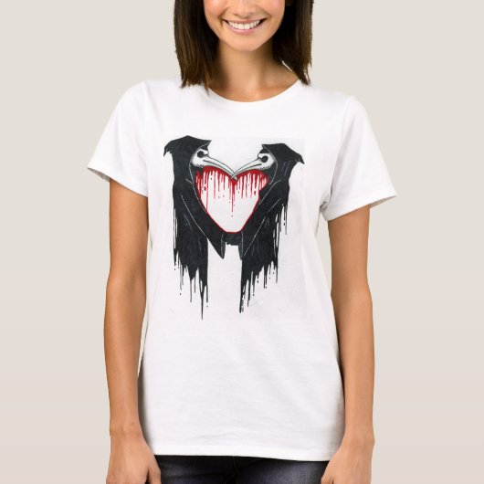 T-shirt Pour mon Valentine… (Devant)