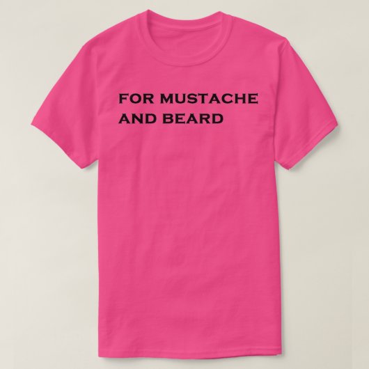 T-shirt Pour Moustache Et Bande 1 (Design devant)