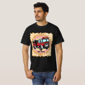 T-shirt pour petit camion à feu mignon (Devant entier)
