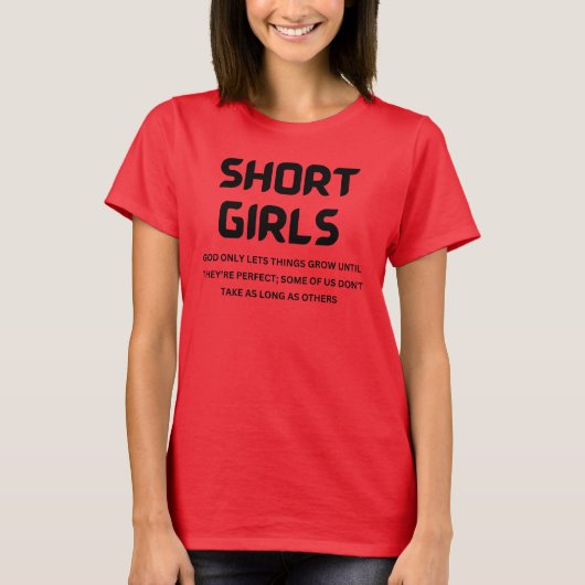 T-Shirt pour petites filles parfaites - Donner du  (Devant)
