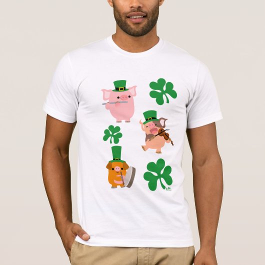 T-shirt pour petits musiciens de la Saint Patrick (Devant)