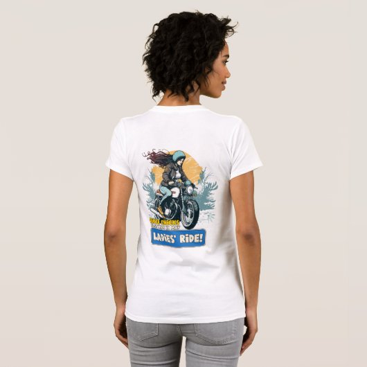 T-shirt pour poussette moto Conception (Dos entier)