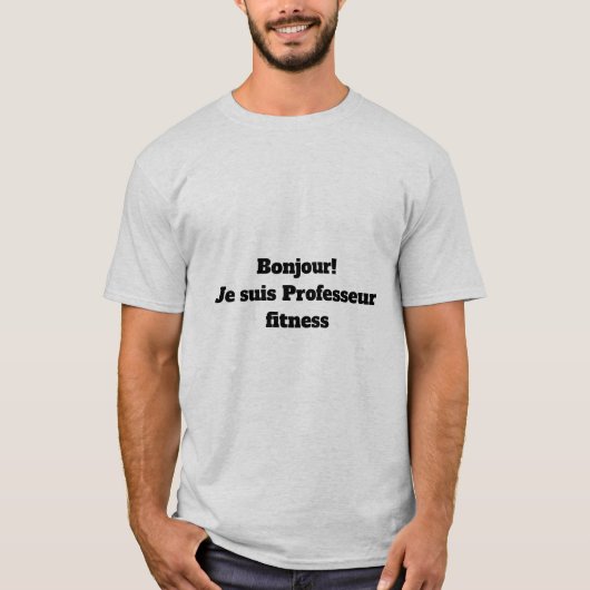 T-Shirt pour Professeur fitness (Devant)