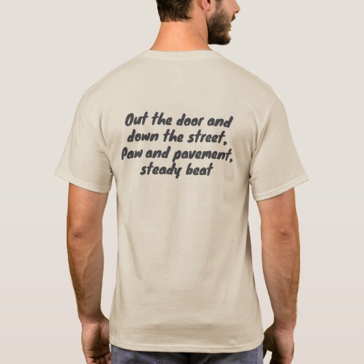 T-shirt pour propriétaire d'animal de compagnie 'D (Dos)