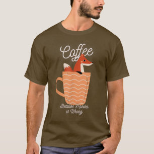 T-shirt Pour Sarcasme Mème Drôle Café Parce Que Le Meurtre