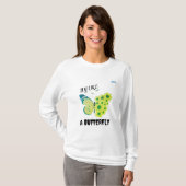 T-Shirt Pour Seulement Des Filles Milliardaires. (Devant entier)