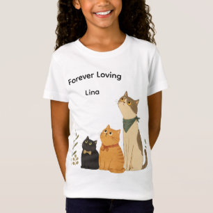 T-shirt pour toujours aimer les filles mignonnes e