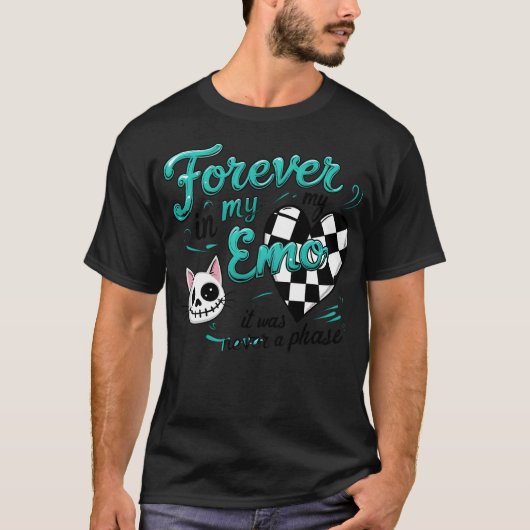 T-shirt Pour toujours dans mon ère Emo (Devant)