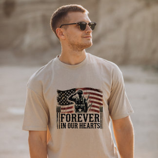 T-shirt "Pour toujours dans nos coeurs"