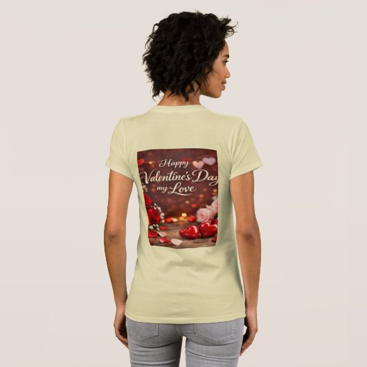 T-Shirt 'Pour toujours mon Valentin' (Dos entier)