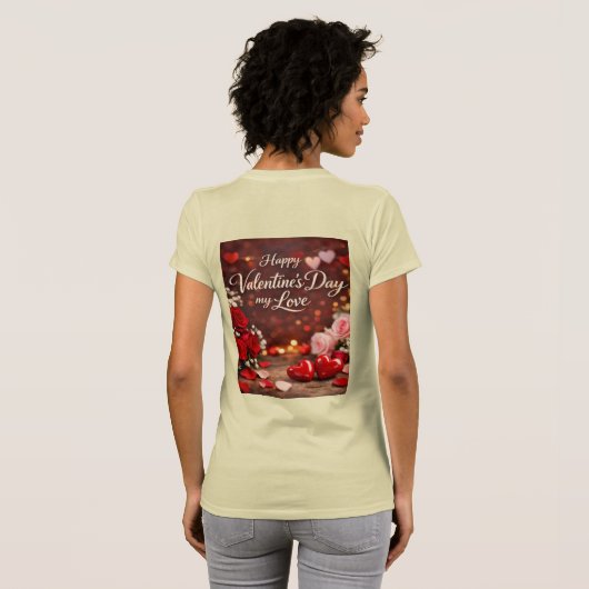 T-Shirt 'Pour toujours mon Valentin' (Dos entier)