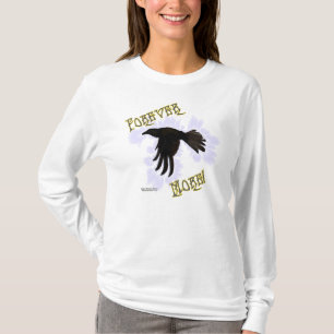 T-shirt Pour toujours plus de longue chemise de douille de