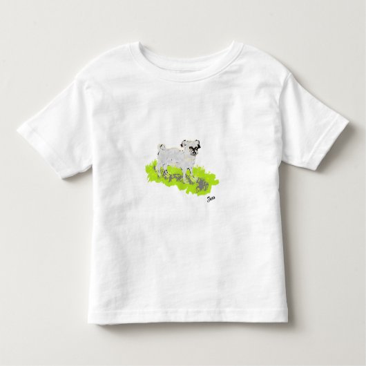 T-shirt pour tout-petit  : Douce petite pug    (Devant)