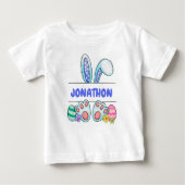 T-shirt pour tout-petit Hobo Happy Easter Boy Bunn (Devant)