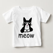 T-shirt pour tout-petits enfants PANDA CHAT MIGNON (Devant)