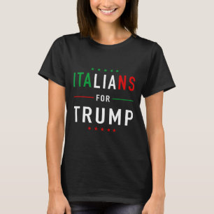 T-shirt Pour Trump Tee Pro Trump Italiano