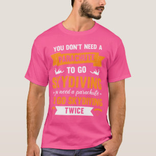 T-shirt Pour un instructeur Skydiving