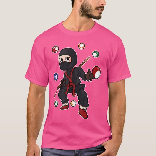 T-shirt Pour Un Lecteur De Pool (Devant)