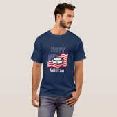 T-shirt pour vétéran de la marine (Devant entier)