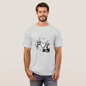 T-shirt "Pour vous avec amour" (Devant entier)