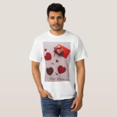T-Shirt pour vous Valentine Mans (Devant entier)