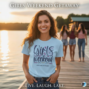 T-shirt pour week-end entre filles lieu et date pe