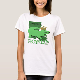 T-shirt Pourcentage de la Louisiane (alligator vert)