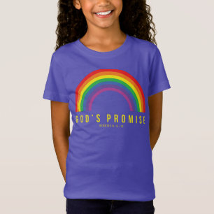 T-Shirt pourpre de la fille - Promesse des dieux a