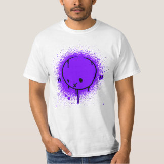 T-shirt Pourpre de visage de jet