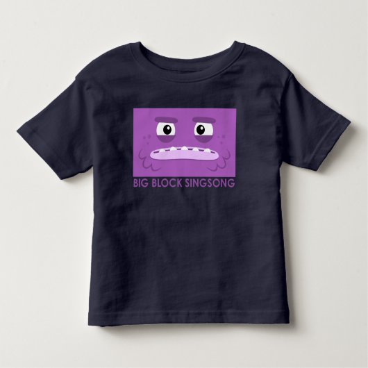 T-shirt pourpre d'enfant en bas âge de Dah de (Devant)