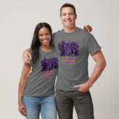 T-shirt Pourpre d'essaim de Mushi (Unisexe)