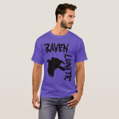 T-shirt Pourpre fou de Raven (Devant entier)