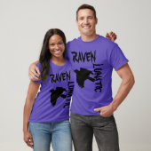 T-shirt Pourpre fou de Raven (Unisexe)