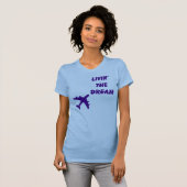 T-shirt Pourpre réversible (Devant entier)