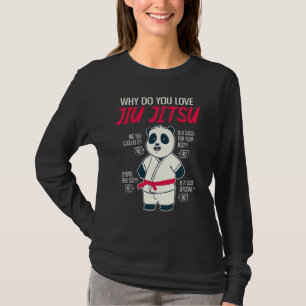 T-shirt Pourquoi aimez-vous   Panda BJJ Jiu Jitsu   brésil