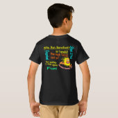 T-shirt Pourquoi course aux pieds nus ? (Dos entier)